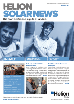 INHALT - Helion Solar