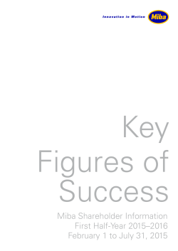 Financial Report on the First Half-Year