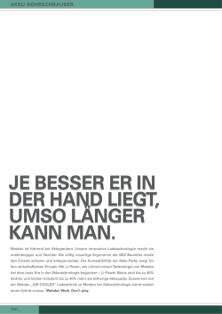 je besser er in der hand liegt, umso l&auml;nger kann man. je besser er in