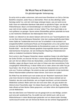 die wilde frau im stubachtale