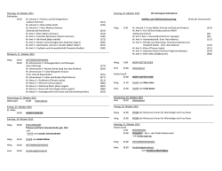 Dienstag, 20. Oktober 2015 Sielstetten 19.00 Hl. Jahramt f.+ Ehefrau