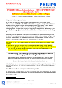 DRINGENDE Sicherheitsmitteilung &ndash; NEUE
