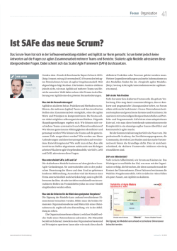 Ist SAFe das neue Scrum?