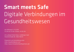 Smart meets Safe Digitale Verbindungen im