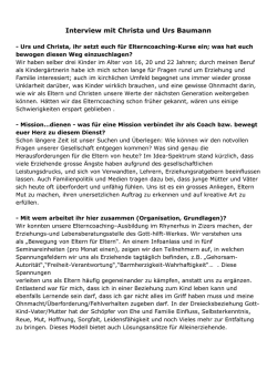 Interview Elterncoacing