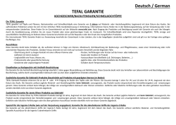 Informationen zur Garantie herunterladen