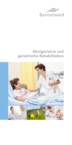 Akutgeriatrie und geriatrische Rehabilitation