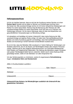 Haftungsausschluss Name