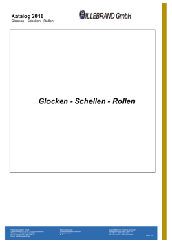 Glocken - Schellen - Rollen - Hillebrand GmbH
