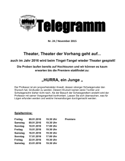 Telegramm 2015 - Tingel