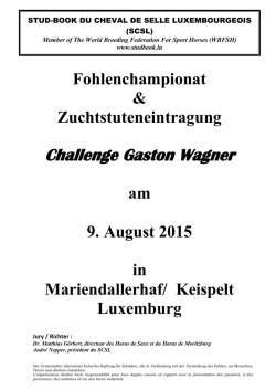 Championnat des poulains 2015