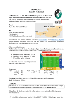 Infoblatt SV Ried-Fan