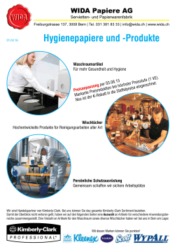 Hygienepapiere und -Produkte