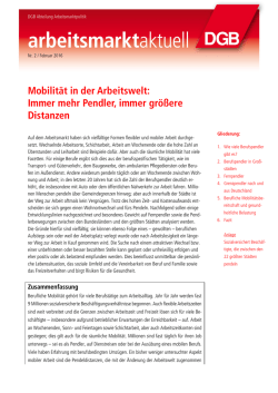 Immer mehr Pendler, immer gr&ouml;&szlig;ere Distanzen