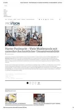 Harter Poolmarkt - Viele...entabilit&auml;t - proVision