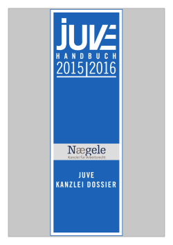 handbuch juve kanzlei dossier