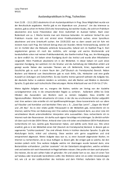 Goethe-Institut Prag 2015 - Louise-Schroeder