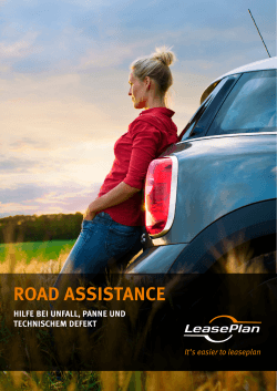 road assistance - LeasePlan Österreich Fuhrparkmanagement GmbH