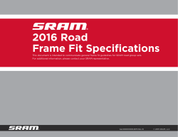 Frame Fit Specifications 2016 Road Rev B - Netdna