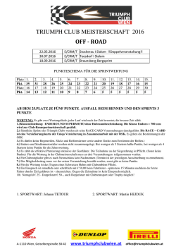 Jahresausschr. OFF-Road 2016 - Motorrad