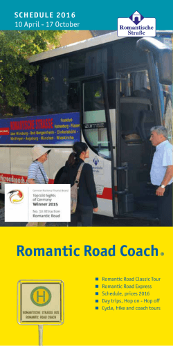 Romantic Road Coach - Romantische Straße