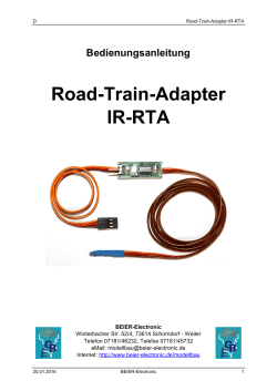 Road-Train-Adapter IR-RTA - BEIER