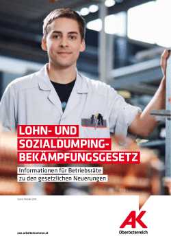 lohn- und sozialdumping- bekämpfungsgesetz