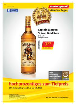 Hochprozentiges zum Tiefpreis.