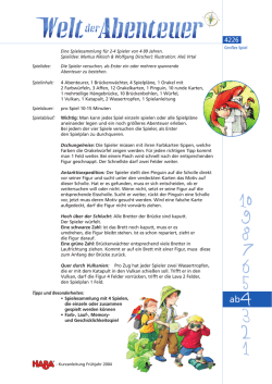 Eine Spielesammlung f&uuml;r 2-4 Spieler von 4-99 Jahren