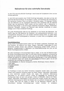 Maßnahmen für eine wehrhafte Demokratie