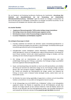 Infoblatt BetrSichV - Niggemeier