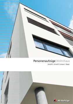 Personenaufzüge Wohnhaus