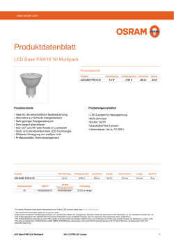 Produktdatenblatt