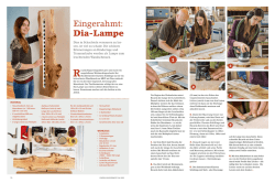 Eingerahmt: Dia-Lampe