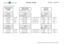 have got - Das Bonner Lerninstitut