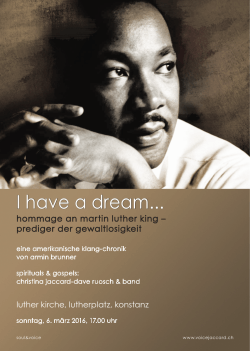 I have a dream... - Christina Jaccard