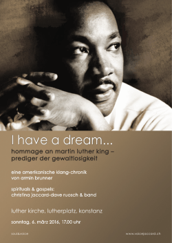 I have a dream... - Christina Jaccard
