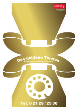 Das goldene Telefon Tel. 0 21 29 / 25 50