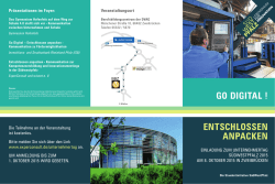 GO DIGITAL ! ENTSCHLOSSEN ANPACKEN