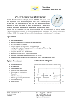 CYL49F Linear Hall Effect Sensor