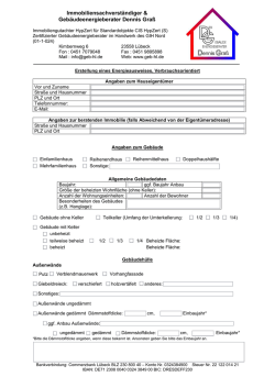 Immobiliensachverst&auml;ndiger & Geb&auml;udeenergieberater Dennis Gra&szlig;