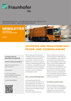 EFFIZIENTE UND PRAXISGERECHTE REVIER
