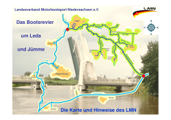 Karte Leda-Revier - Landesverband Motorbootsport