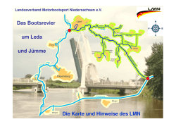 Karte Leda-Revier - Landesverband Motorbootsport