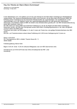Hey Du! Werde ein Mann-Mann-Kommissar!