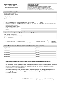 Ich bestätige mit meiner Unterschrift, dass die oben gemachten