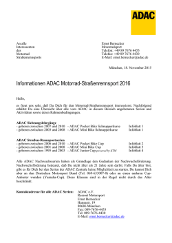 Infobl&auml;tter ADAC Motorrad