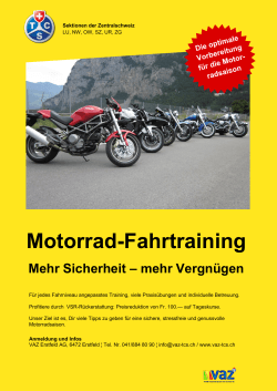 Motorrad-Fahrtraining