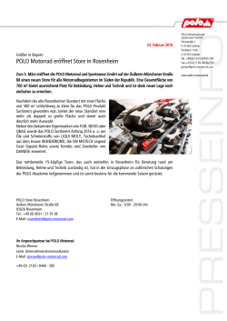 POLO Motorrad eröffnet Store in Rosenheim