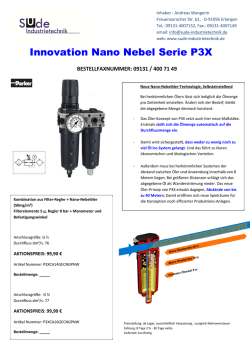 Innovation Nano Nebel Serie P3X